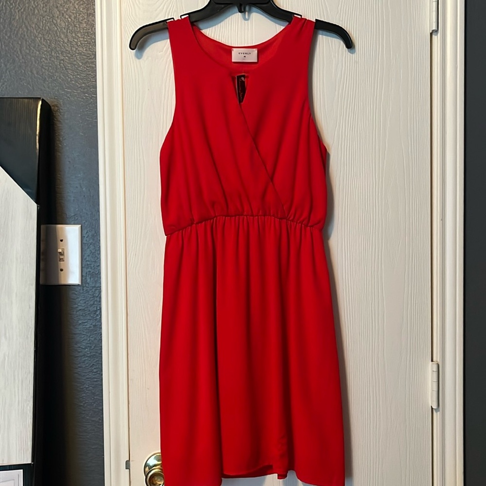 Bright pink cocktail dress